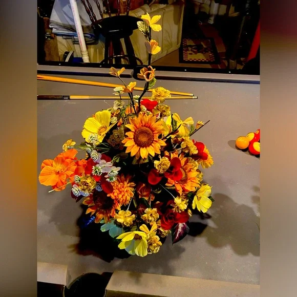 VINTAGE ‘FOR YOU’ ARTIFICIAL FLORAR ARRANGEMENT